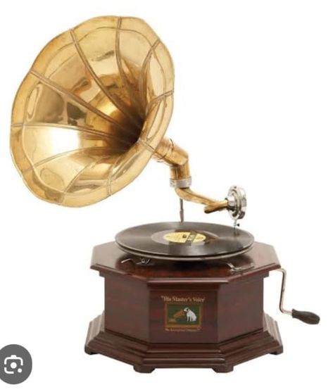 Brass Vintage Gramophone 100%  Plays Vinyl Record- Fully Functional Antique  An Antique Replica  Gift and Home Decor Lp Player, Retro Objects, Old Record Player, Thomas Edison, Ceremony Music, Record Players, Dream Living, Art Masters, Record Player