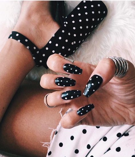 Excited to share this item from my #etsy shop: POLKA DOTS- Press on nails-black nails- gel nail extensions- luxury nails- glue on nails- polka dot nails- coffin square nails- short nails Coffin Square Nails, Nails Coffin Square, Square Nails Short, Alien Nails, Polka Dot Nail Designs, Dot Nails, Polka Dots Outfit, Gel Nail Extensions, Broken Nails