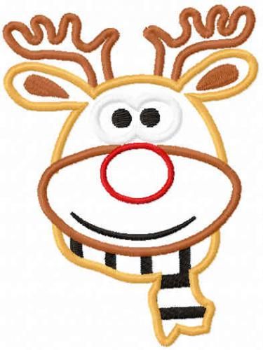 Applique - Machine embroidery community Reindeer Applique, Embroidery Boutique, Christmas Cupcake, Girls Applique, Cute Reindeer, Embroidery Download, Christmas Applique, Punch Needle Embroidery, Machine Embroidery Applique