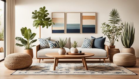 Grey Couch Japandi Living Room, Japandi Living Room Grey Sofa, Japandi Mediterranean, Bali Sofa Living Rooms, Japandi Gray Sofa, Japandi Dark Sofa, Style Living Room Ideas, Mediterranean Style Living Room, Gray Sofas