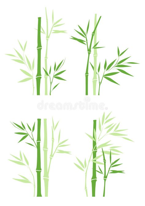 Painting Of Bamboo, Bamboo Drawing Simple, Bambu Art, Bamboo Illustration, Bamboo Vector, Bamboo Drawing, Chinese Style Illustration, Bamboo Artwork, Drawing Leaves