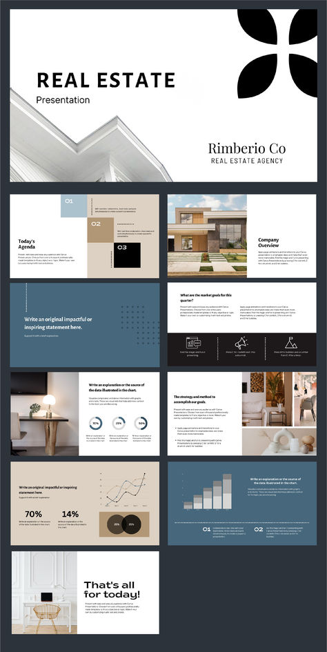 Real Estate Keynote Presentation in Canvas Real Estate Presentation Design, Real Estate Presentation, Canva Real Estate, Keynote Design, Realtor Social Media, Real Estates Design, Assisted Living, Keynote Presentation, Prom Outfits