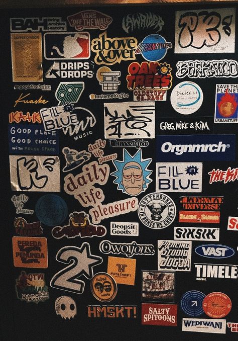 Slap Stickers, Daily Life, Graffiti, History, Blue