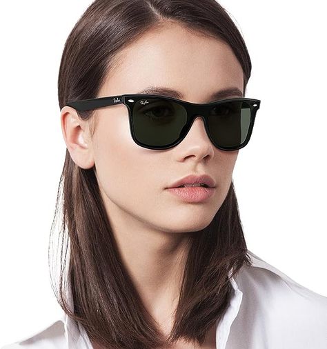 Ray Ban Models, Ray Ban Women, Oprahs Favorite Things, New Wayfarer, Ray Ban Glasses, Smart Glasses, Classic Sunglasses, Wayfarer Sunglasses, Black Sunglasses