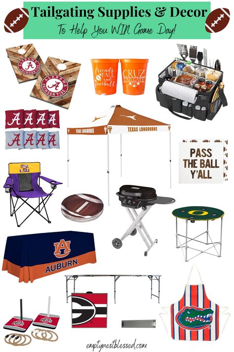 Tailgate Setup, Decorating A Lake House, Tailgating Setup, University Of Kentucky Football, Tailgate Bbq, Tailgating Essentials, Ladder Toss, Loft Decorating, Football Tailgate Party