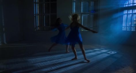 Dark Dance Studio, Moonlight Silhouette, Halsey Colors, Dresses Silhouette, Young Ballerina, Light Blue Bedroom, Moonlight Photography, Ravenclaw Aesthetic, 12 Dancing Princesses