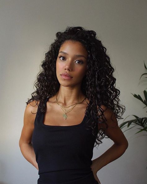 Dina Denoire on Instagram: “brown eyes ad @boohoo top” Faceclaims Female, Dina Denoire, Biracial Women, Badass Aesthetic, Bad Girls Club, Uptown Girl, Flat Iron Hair Styles, African Girl, Aesthetic People