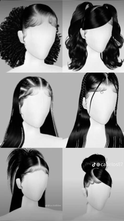 Hair Styles Cute For School, Cute Hair Black Women, Easy Hairstyles For Teenagers, Hair Styles For Long Hair Black Women, Hairstyles For Medium Thick Length Hair, Sims 4 Cc Hair Alpha Black, Hairstyles For Black, Hairstyles For Thick Black Hair, Hairstyles For Puffy Hair