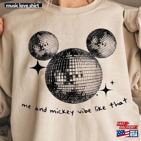 Disney Eras Tour Comfort Color Shirt Me And Mickey Vibe Like That Vintage Mouse Disco Ball Hoodie Classic Check more at https://musicloveshirt.com/product/disney-eras-tour-comfort-color-shirt-me-and-mickey-vibe-like-that-vintage-mouse-disco-ball-hoodie-classic/ Disney Eras, Color Shirt, Comfort Color, Disco Ball, Eras Tour, Disney, Music, T Shirt, Color