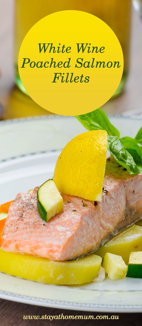 This recipe is a salmon lover’s delight. The ingredients make it naturally tender and flavourful! You only need 30 minutes to make this one. Side Of Salmon, Poached Salmon, Stay At Home Mum, Salmon Fillets, Family Recipes, Menu Restaurant, Fish And Seafood, High Class, Stay At Home