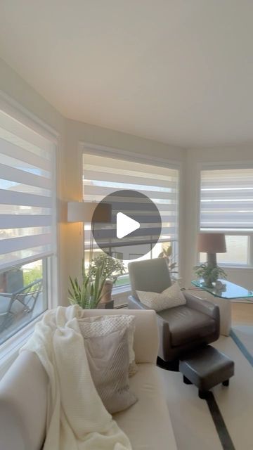 Sun Peaks Blinds & Drapery on Instagram: "Transform your home with custom, dual banded shades! Not only do they add a modern touch to any room, but they also provide practical benefits. Control the amount of natural light entering your space with ease, and enjoy increased privacy when you need it. Plus, with a variety of colors and styles to choose from, you can find the perfect shades to match your decor. Upgrade your home today with custom, dual banded shades! #homedecor #shades #customshades #dualbandedshades #interiordesign #bchomebuilders #thompsoninokanagan #CustomWindowCoverings #customhomedesign" Layered Window Treatments, Modern Window Treatments, Custom Window Coverings, Modern Window, Custom Shades, Custom Home Designs, Upgrade Your Home, Window Treatments, Natural Light