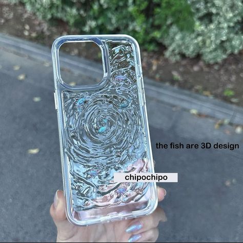 3D fish Epoxy ripples Phone Case, for all iPhone More details please check my Bio or DM. *all the epoxy cases, the processing time is about 15 days. #epoxy #epoxyphonecase #resinphonecase #animalphonecase #whale #whaledesign #epoxydiy #handmadephonecase Phone Cover Painting Diy, Mobile Cover Decoration, Phone Cover Painting, Pokemon Phone Case, Cover Painting, 3d Fish, Vintage Phone Case, Cream Decor, Handmade Phone Case