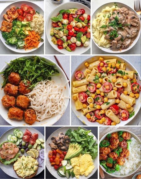 Healthy Eating Meal Plan, Plats Healthy, Food Motivation, Healthy Food Menu, Resep Diet, Easy Healthy Meal Prep, Makanan Diet, Healthy Food Dishes, Healthy Food Motivation