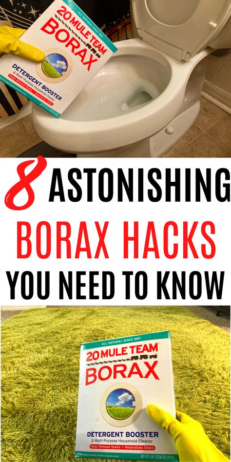 Borax Towel Soak, Borax And Tide Carpet Cleaner, Borax Hacks, Borax Cleaner, Pinterest Sign, Baseboard Cleaner, Borax Uses, Borax Cleaning, Laundry Stripping