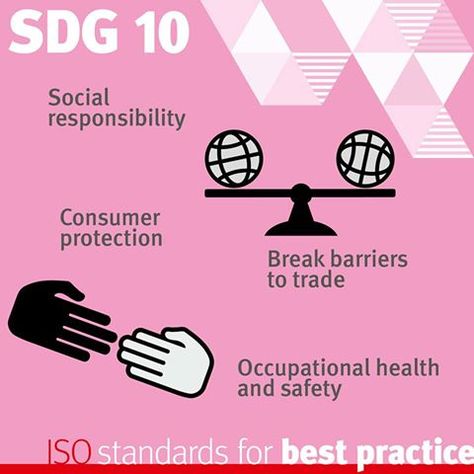 Reduced Inequalities Poster, Reduced Inequalities, Sdgs Goals, Iso Standards, Campaign Posters, Sustainable Development Goals, Occupational Health And Safety, Design Principles, Consumer Protection