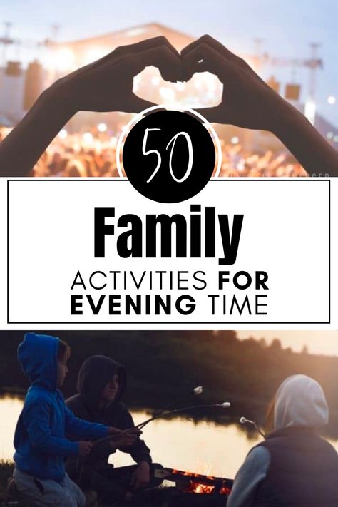 Things To Do At Home As A Family, Evening Family Activities, Family Day Activities, Family Night Ideas, Nurturing Parenting, Family Fun Ideas, Things To Do At Night, Adventure Challenge, Spend Time With Family