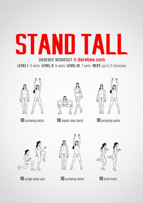 Stand Tall Workout Grow Taller Workout, Height Workout At Home, Stand Up Workout, Tall Workout Grow Taller, Standing Workout No Equipment, Exercise For Tall Height, Standing Workouts At Home, Taller Workout, Height Workout