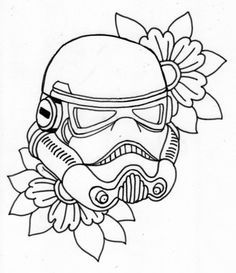 Star Wars Bounty Hunter, 4 Tattoo, Sketch Tattoo Design, Star Wars Tattoo, Star Wars Stormtrooper, 1 Tattoo, Tattoo Flash Art, Disney Tattoos, Flash Art