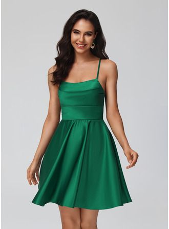 Dark green hoco dress