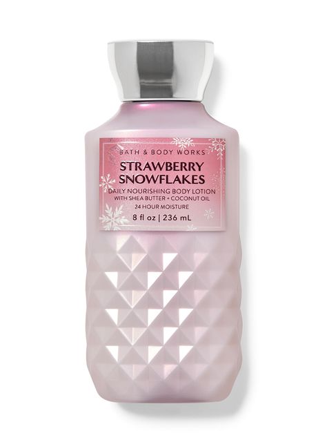 Bath And Body Works Strawberry Snowflakes, Strawberry Snowflake, Strawberry Snowflakes, Strawberry Perfume, Strawberry Whipped Cream, Bath & Body Works, Bath Body Works Candles, Body Sprays, Bath And Body Care