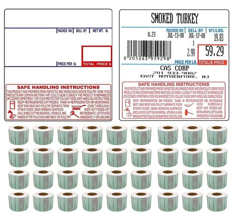 CAS Labels LST-8040 Thermal 36 Rolls - 18,000 Labels 58 x 60mm Printer Printing Scale Compatible with CAS LP-1000 CL-5000 CL-5500 CL-7200, Easy Weigh LS-100, VisionTech DLP-300 (8040, 36 Rolls) Goal Tracker Template, Aesthetic Planners, Storage Labels, Label Printing, Tracker Template, Free Aesthetic, Goal Tracker, Tracker Printable, Planner Printables Free