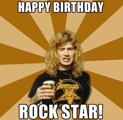 Early Metallica, Metallica Meme, Metal Humor, 80s Metal, Metal Heads, Happy 12th Birthday, Metal Health, Memes For Him, Birthday Memes