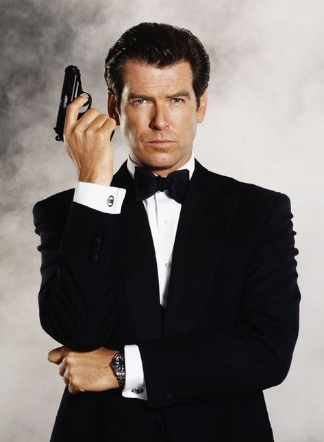 Pierce Brosnan as James Bond Pierce Brosnan 007, James Bond Actors, Jamesbond 007, Cool Hand Luke, James Bond Style, Montgomery Clift, Sundance Kid, Gentlemans Club, James Spader