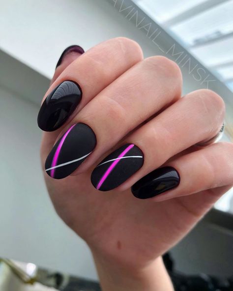 Sqaure Nails, Neon Nail Designs, Coffin Nails Matte, Mens Nails, Matte Black Nails, Fall Acrylic Nails, Short Square Acrylic Nails, Crazy Nails, Nail Design Ideas