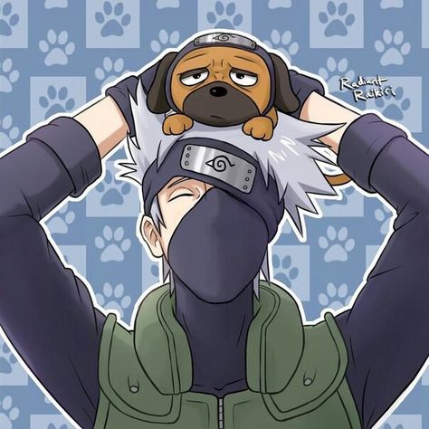 Kakashi and Pakkun | NARUTO #naruto art Dog Ears, Kakashi Hatake, The Story, Naruto, Wattpad