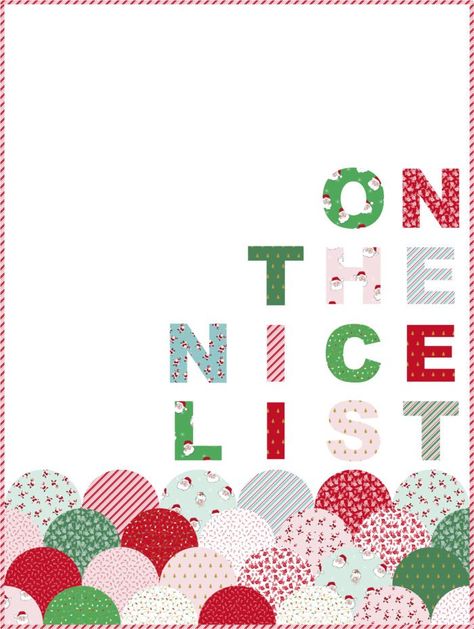 Santa Claus Lane Fabric by Melissa Mortenson | Polka Dot Chair Heart Tutorial, Alphabet Quilt, Quilt Christmas, Dancing Santa, Polka Dot Chair, Irish Chain Quilt, Christmas Quilt Patterns, Patchwork Heart, Vintage Inspired Christmas