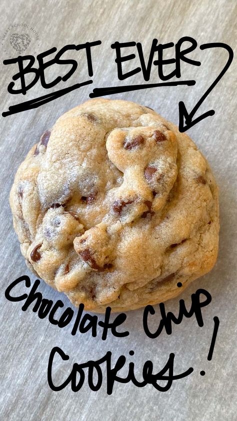 Cookie Baking Guide, Thick Bakery Style Chocolate Chip Cookies, Homemade Cookie Recipes Easy, How To Make Soft Chocolate Chip Cookies, Soft Choc Chip Cookies, Puffy Chocolate Chip Cookies Soft, Super Soft Cookie Recipes, Doughy Cookie Recipe, Best Fluffy Chocolate Chip Cookies