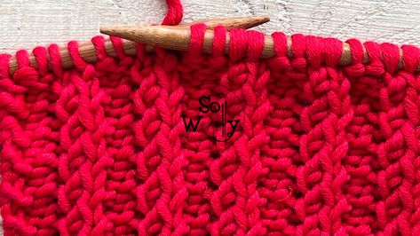 How to knit a One-row stitch for scarves -reversible pattern Easy Scarf Knitting Patterns, Knitting Patterns Free Blanket, Knitting Stitches Tutorial, Knitting Patterns Free Scarf, Knitting Basics, Beginner Knitting Patterns, Cowl Knitting Pattern, Beginner Knitting Projects, Knitting Videos