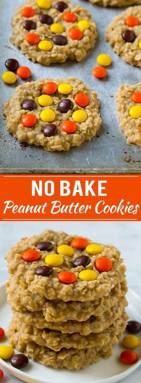 No Bake Peanut Butter Cookies Recipe No Bake Cookies Peanut Butter, Easy Munchies, No Bake Cookies Recipe Peanut Butter, No Bake Peanut Butter Cookies, Cookies No Bake, Bake Oatmeal, Cookies Peanut Butter, Weight Watcher Desserts, No Bake Peanut Butter