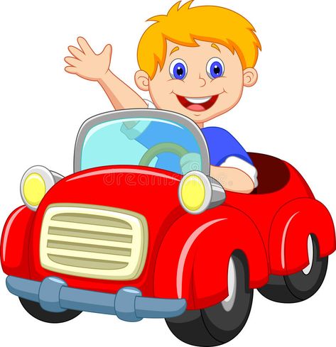 Car Clipart, Clipart Boy, Driving Car, Car Vector, Family Cartoon, Car Themes, Cartoon Boy, Valentine Photography, Car Illustration