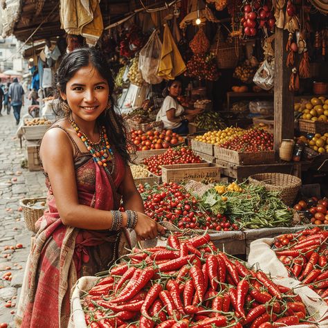 Immerse yourself in the vibrant atmosphere of a South American outdoor fruit and vegetable market, where a smiling vendor embodies the warmth and richness of local culture. #MarketSmiles #FreshFinds #LocalCulture #VibrantVend #SouthAmericanLife #GenerativeArt #DigitalArtists #AIArtwork #AI #AIhyperrealistic South American Culture, Vegetable Market, American Culture, Digital Artists, Generative Art, Latin American, South American, Latin America, South America