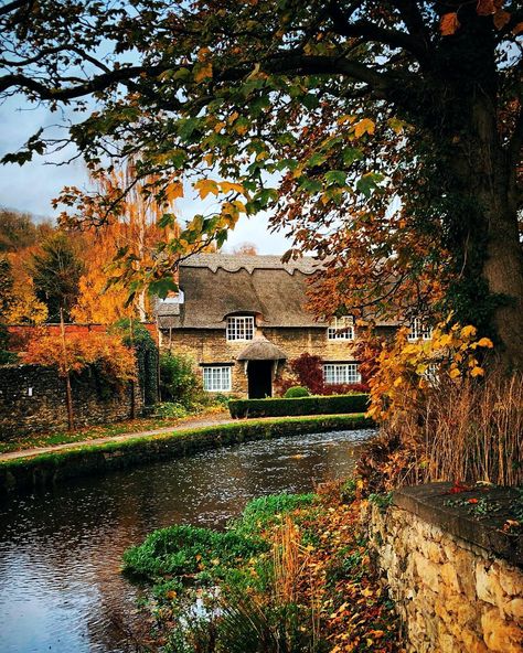 ✨Alina  ✨ on Instagram: “It’s that time of year when everything feels as if it’s shutting down.  Days get shorter, nights colder, and once they’ve had their brief…” Landscape Cottage, Enchanted Cottage, Quaint Cottage, Ireland Landscape, English Village, English Cottage Garden, Kingdom Of Great Britain, British Countryside, Yorkshire Dales