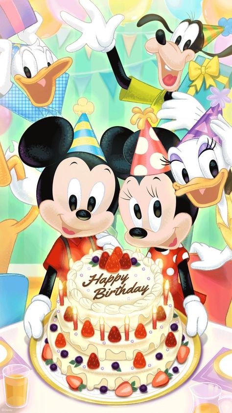 Disney Happy Birthday Disney Happy Birthday Images, Disney Birthday Wishes, Happy Birthday Mickey Mouse, Γενέθλια Mickey Mouse, Happy Birthday Disney, Birthday Wishes Gif, Happy Birthday Icons, Happy Birthday Kids, Happy Birthday Wishes Photos