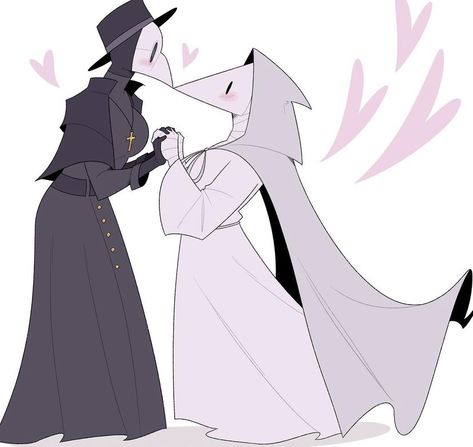 Plauge Doctor Halloween Costumes, Plague Doctor X Plague Nurse, Plauge Doctor X Nurse, Plague Doctor Matching Pfp, Plague Doctor And Nurse Matching Pfp, Plague Doctor Couple Art, Plague Doctor Art Pfp, Plague Doctor Girlfriends, Plague Doctor Character Design