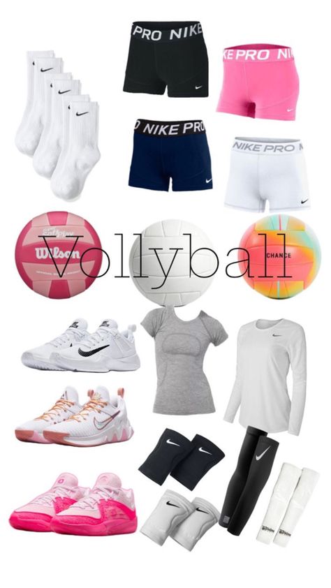 Volleyball outfit ideas/ stuff you need for volleyball Volleyball Needs, Volleyball Outfit, Volleyball Bag, Volleyball Outfits, Volleyball, Must Haves, Outfit Ideas