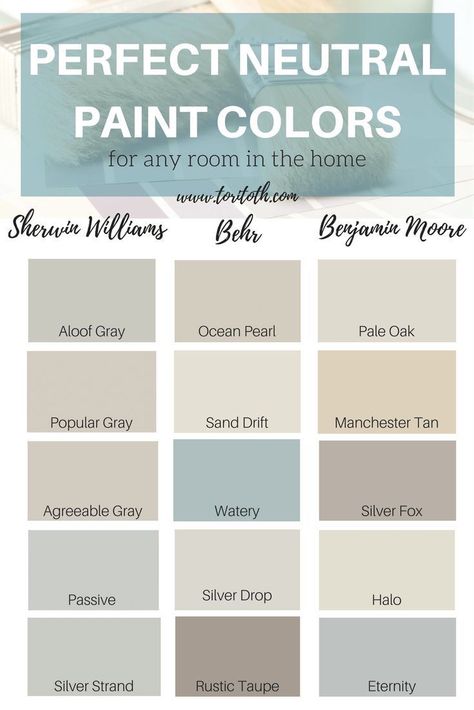 Neutral Kitchen Colors, Best Neutral Paint Colors, House Color Palettes, Revere Pewter, Farmhouse Paint, Neutral Paint Colors, House Color Schemes, Neutral Paint, Room Paint Colors