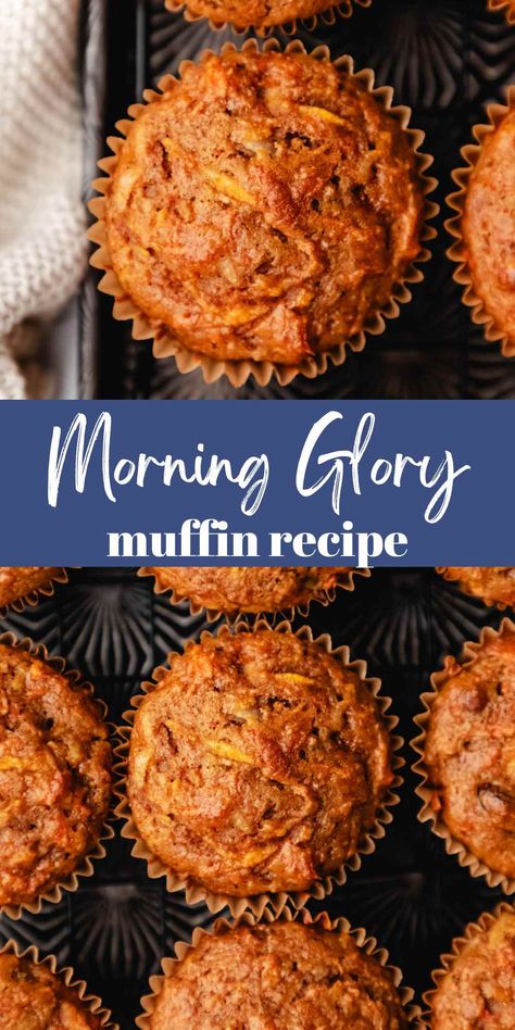 Good Morning Muffins Pioneer Woman, Morning Glorie Muffins, Morning Glory Muffin Recipes, Morning Glory Loaf Recipe, Morning Glory Muffins With Pineapple, Best Morning Glory Muffins, Glorious Morning Muffins, Cinnamon Muffins Easy, Morning Glory Muffin