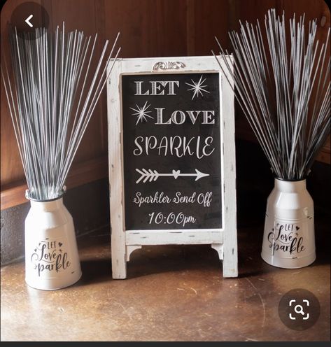 Sparkler Send Off Sign, Sparkler Sign, Let Love Sparkle, Heather Wedding, Wedding Toss, Wedding Send Off, Wedding Decorations On A Budget, January Wedding, Sparkler Send Off