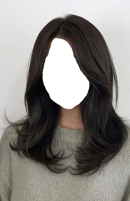 Mid Layered Haircuts Korean, Middle Length Haircut Thick Hair, Volume Rebond Short Hair, Elegant Haircut Classy Medium, Haircuts For Circle Faces, Korean Haircut Medium Layered Hair With Curtain Bangs, Korean Medium Hair Layered, Layered Haircuts For Medium Hair Straight Mid Length, Haircut Oval Layer