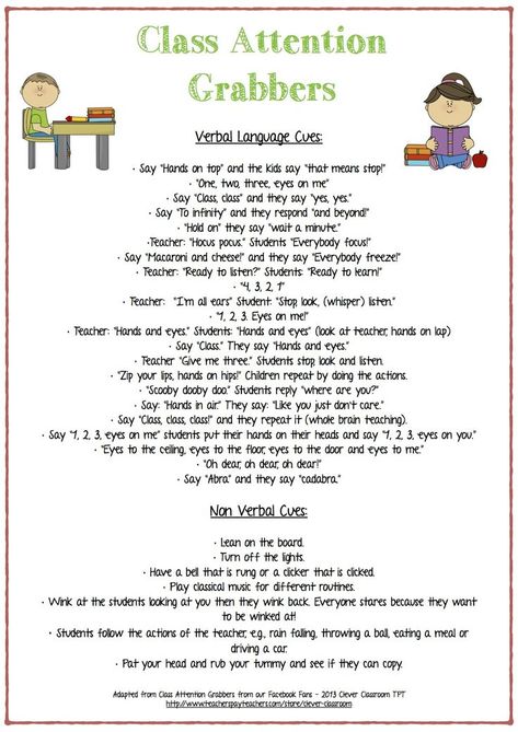 Circle Time Attention Grabbers, Teacher Attention Grabbers, Class Attention Grabbers, Transition Songs For Preschool Attention Grabbers, Week Of The Child Activities, Attention Grabbers Preschool, Preschool Attention Grabbers, Attention Grabbers For Classroom, Classroom Attention Grabbers