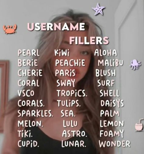 Username Fillers For Fanpages, Username Ideas For Fanpages, Aesthetic Roblox Name Ideas, User Fillers, Pretty Usernames, Username Fillers, Uae Girl, Nom Instagram, Nombres Aesthetic