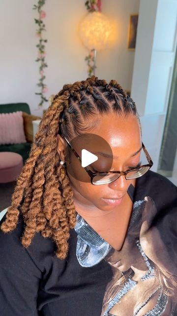 braideddbynyla ♡ (NO DMS, text #!) on Instagram: "loc girlies are eating it up 😫 how to book this style: Natural Hair (creative styles) > invisible locs over real locs + flat twists   #explorepage #explore #hair #locs #invisiblelocs #locsstylist #kennesawlocstylist #loctician #kennesawloctician #kennesawhair #hairvideos #viralhair #virlalreels #hairreels" Flat Twist On Locs, Flat Twist Loc Styles, Real Locs, Style Natural Hair, Invisible Locs, Flat Twist Styles, Flat Twists, Tattoo 2024, Hair Locs