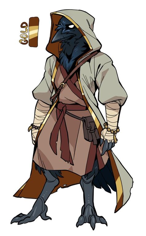 [D&D] Kenku Monk Halfling Rogue, Monk Dnd, Dnd Races, Heroic Fantasy, Dungeons And Dragons Characters, Dnd Art, D&d Dungeons And Dragons, Cartoon Character Design, Character Design References