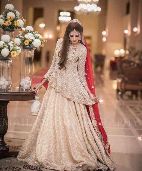 Latest Bridal Walima Dresses In Pakistan For 2019 | FashionEven Pakistani Bridal Dresses Online, भारतीय दुल्हन संबंधी, Pakistani Bridal Lehenga, डिजाइनर कपड़े, Walima Dress, Wedding Lehengas, Bridal Dresses Pakistan, Pakistani Wedding Outfits, Pakistani Wedding Dress