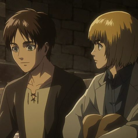 Armin X Eren, Armin And Eren, Armin Icon, Eren And Armin, Eren X Armin, Attack On Titan Levi, Art Painting Gallery, Eren Jaeger, Attack On Titan Anime