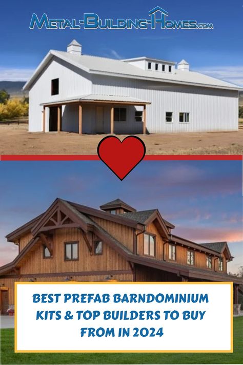 Discover top-rated barndominium kits and reputable suppliers to create your dream home. Explore a curated selection of the best companies offering quality barndo kits and expert builders to kickstart your project seamlessly. Build a fantastic barndominium with the perfect kit and supplier at your fingertips! Barndominium Trusses, Build Max Barndominium, Inexpensive Barndominium, Modular Barndominium, Barndominium Kits For Sale, Barndo Kits, Prefab Barndominium, Metal Building Home Kits, Barndominium Prices